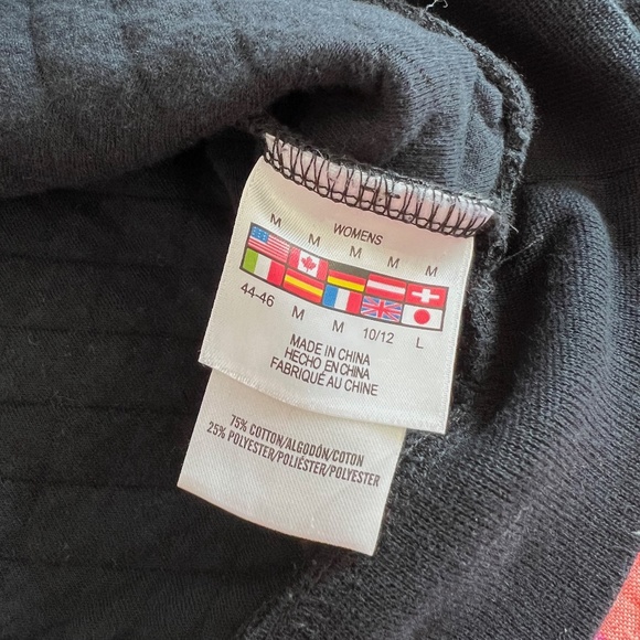 Women's Spyder Long Sleeve Black / Purple Pullover Sweater Size Small / Medium - Picture 10 of 16